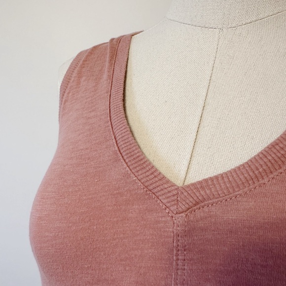 Z Supply 100% coton v neck maxi summer dress in pink size xsmall - Picture 3 of 8